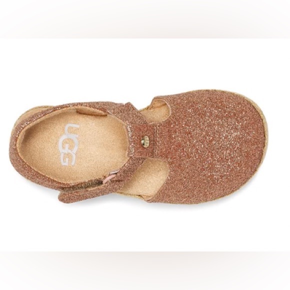 Ugg Emmery Sandals in Rose Gold - Size 6T - Picture 4 of 7